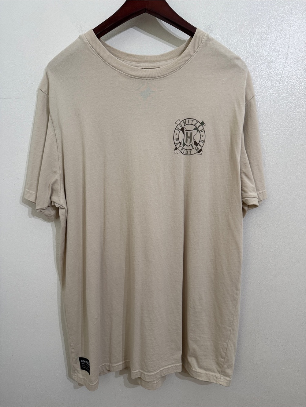 Howitzer Patriot Mfg Mens Shirt Tan Extra Large New